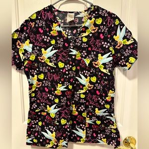 Disney brand medium scrub Valentine’s Day top.